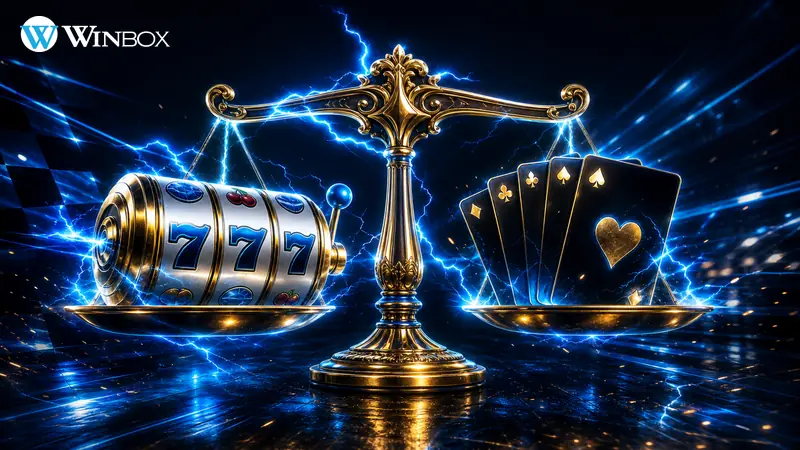 Winbox Slots vs Live Casino: Which Suits You?